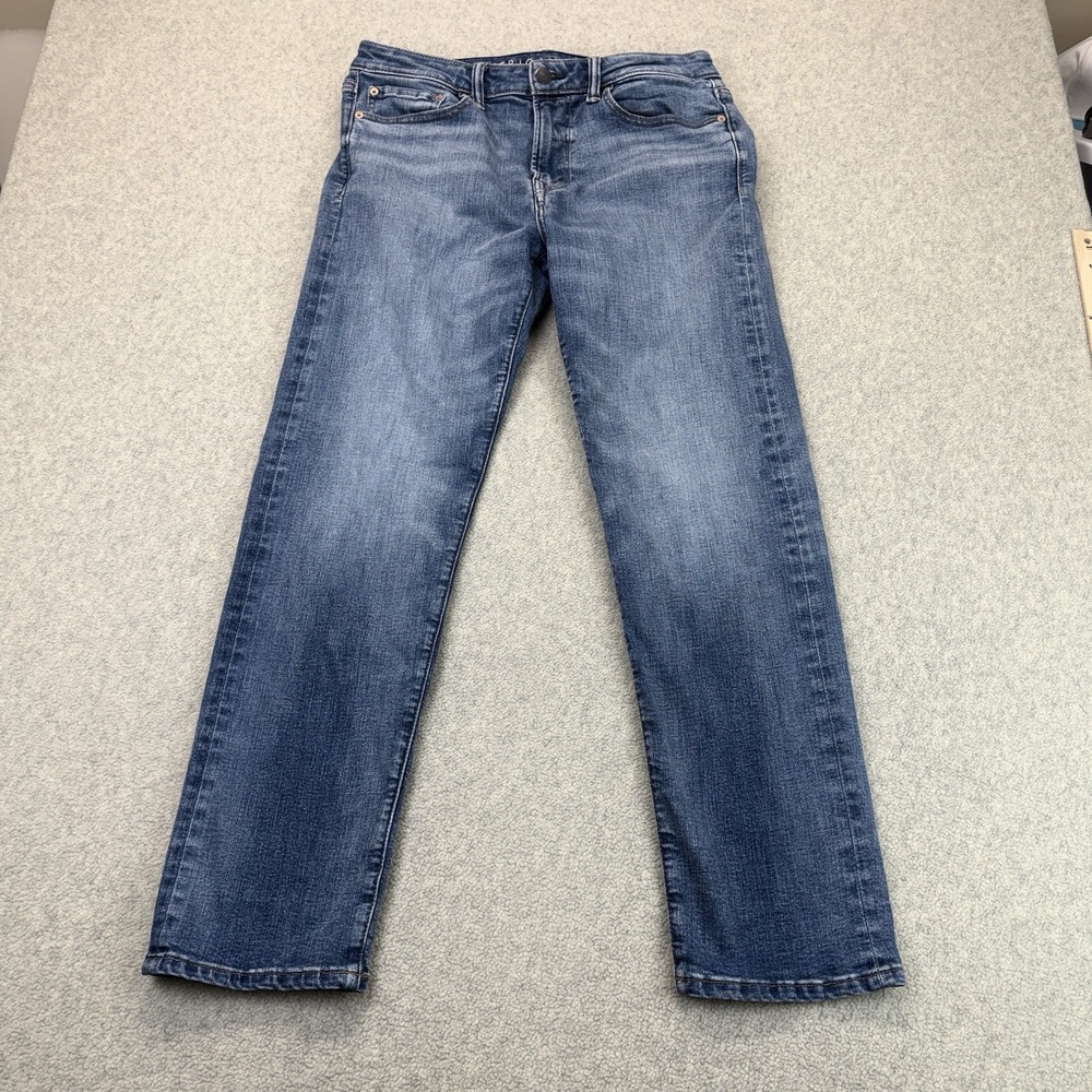 American Eagle Men's 32x32 AirFlex+ Medium-Wash Straight-Leg Stretch Jeans